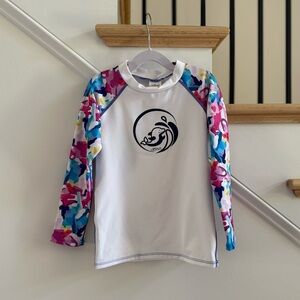 Dolfin Kids Swim Rash Guard, Size 7